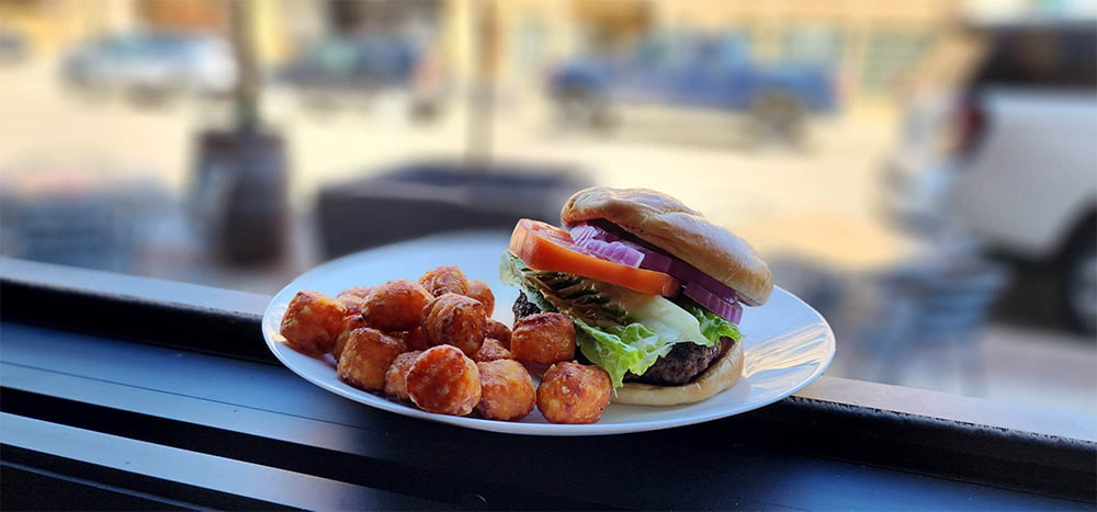Rustic Road Brewing Burger
